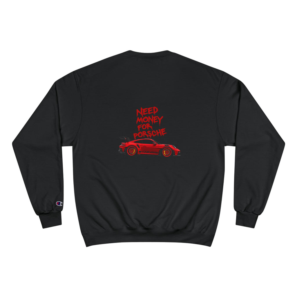 VEXO Red 911 Sweatshirt — Need Money For Porsche Crewneck
