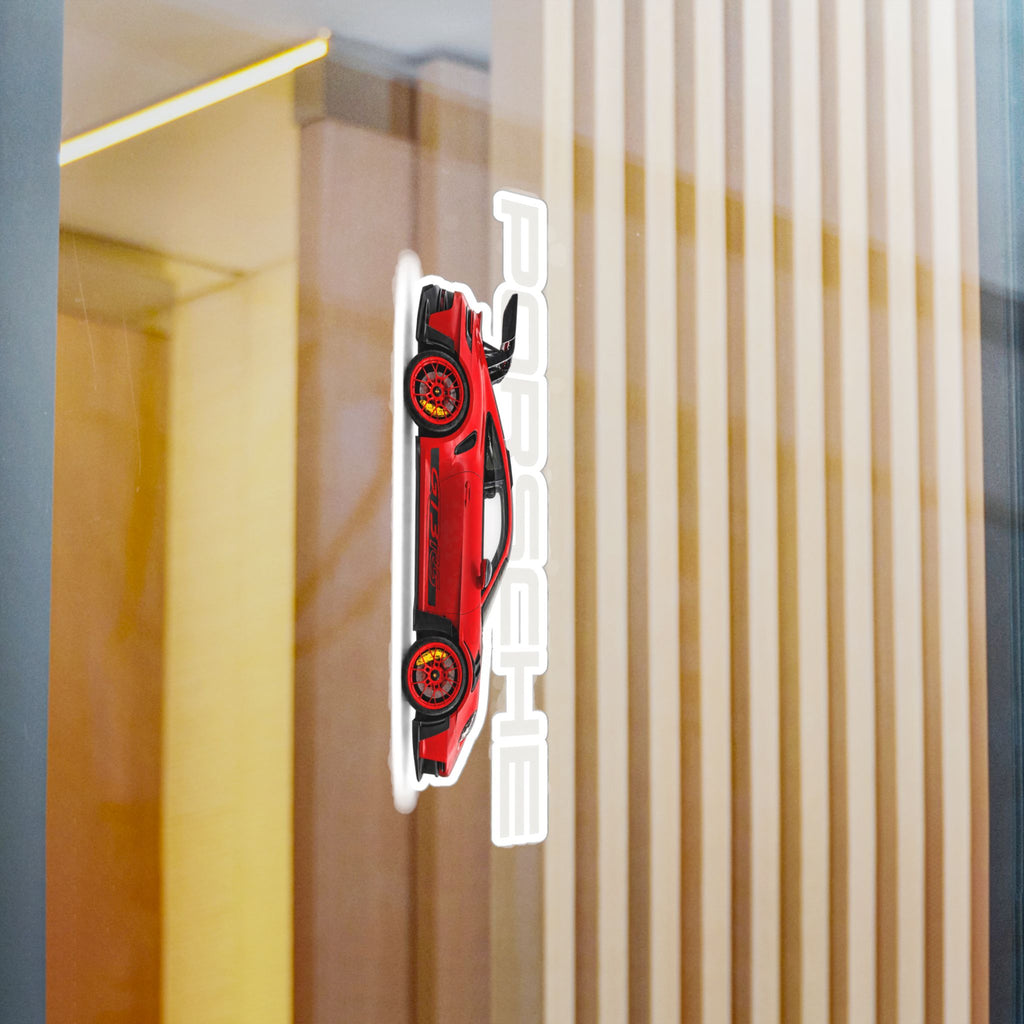 VEXO Red 911 — Sports Car Kiss-Cut Sticker