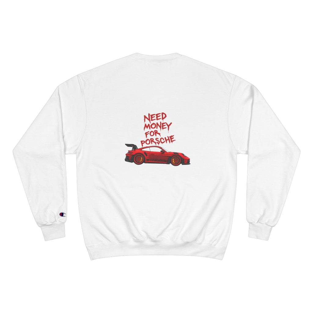 VEXO Red 911 Sweatshirt — Need Money For Porsche Crewneck