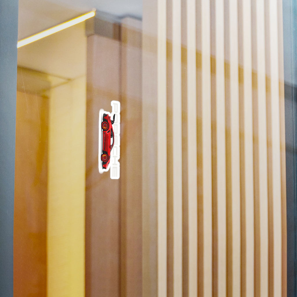 VEXO Red 911 — Sports Car Kiss-Cut Sticker