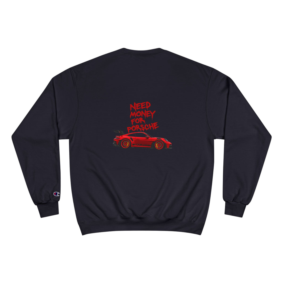 VEXO Red 911 Sweatshirt — Need Money For Porsche Crewneck