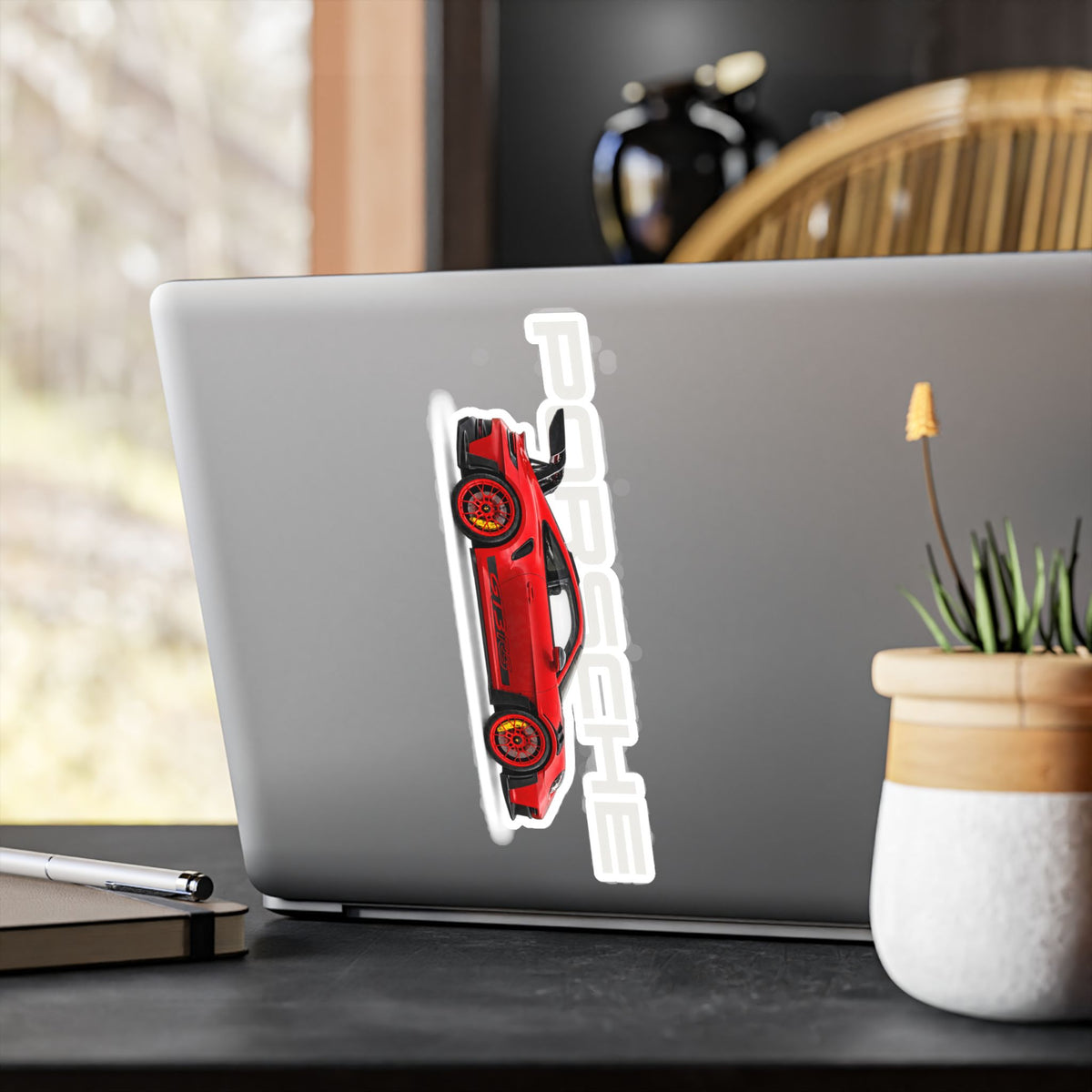 VEXO Red 911 — Sports Car Kiss-Cut Sticker