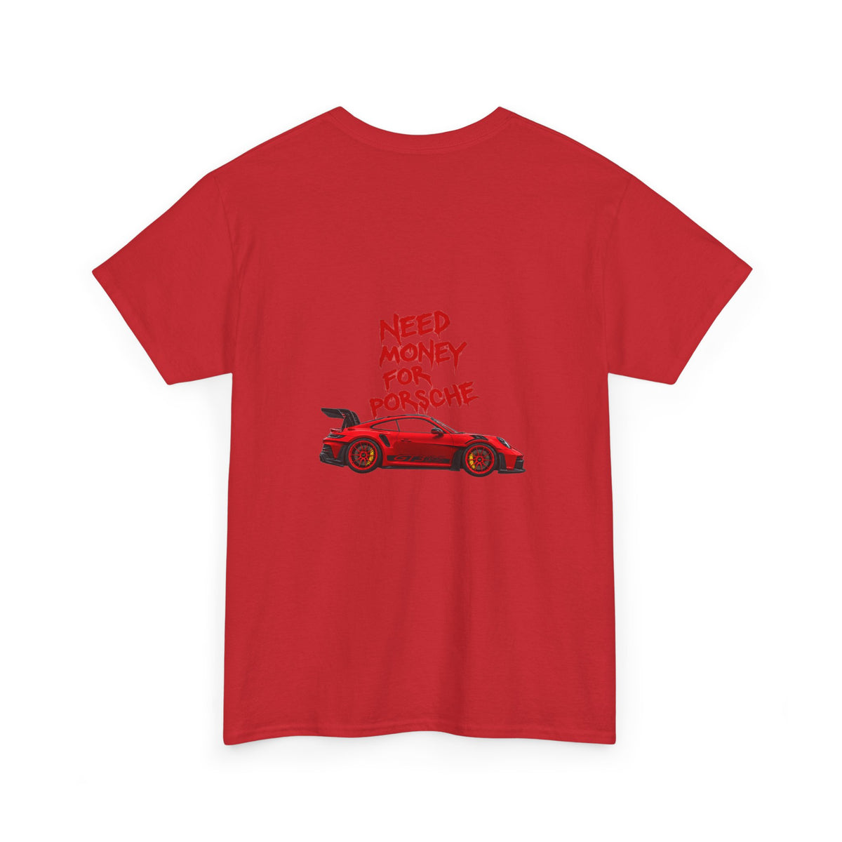 VEXO Red Racecar — Need Money For Porsche Tee
