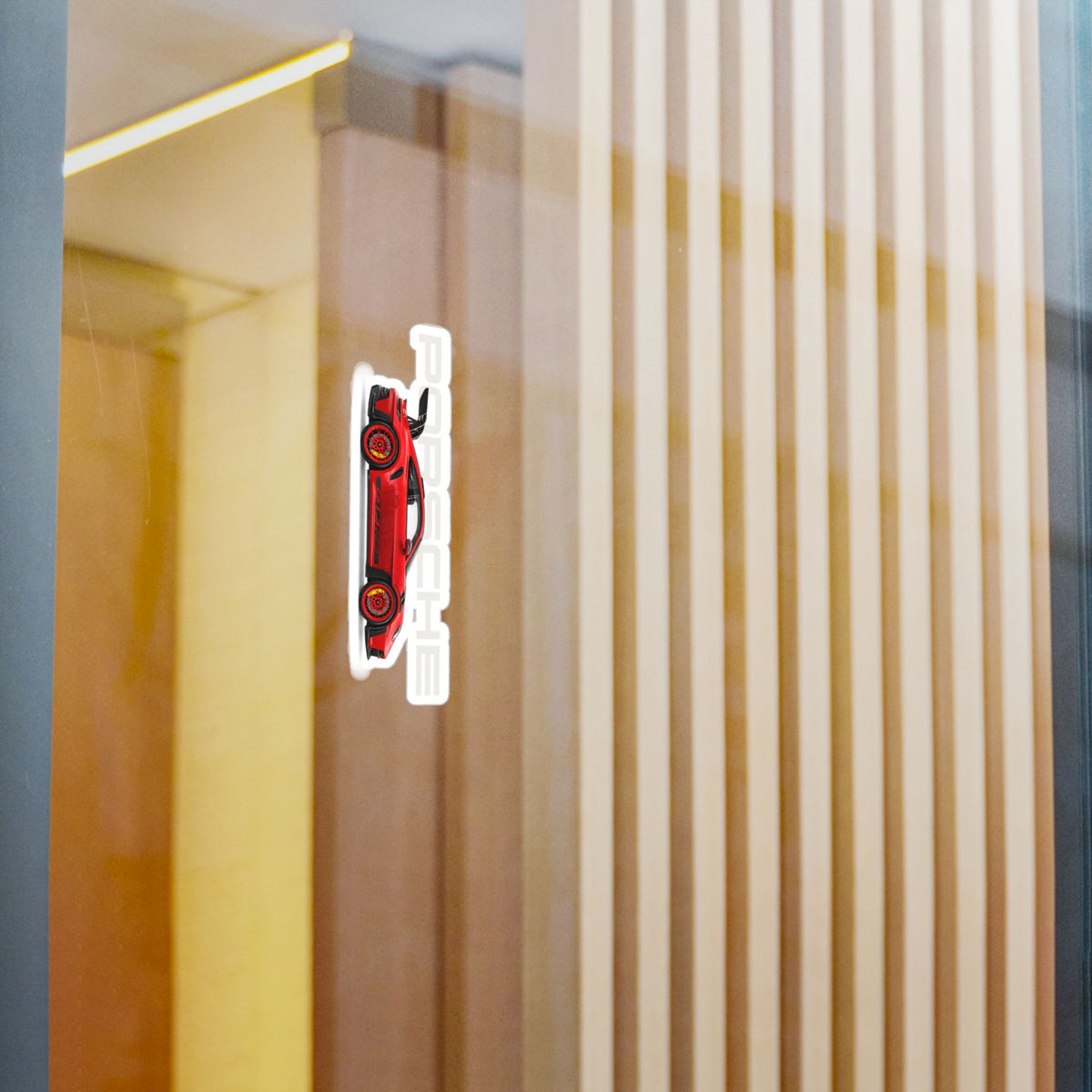 VEXO Red 911 — Sports Car Kiss-Cut Sticker