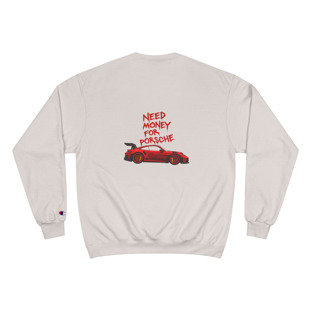 VEXO Red 911 Sweatshirt — Need Money For Porsche Crewneck