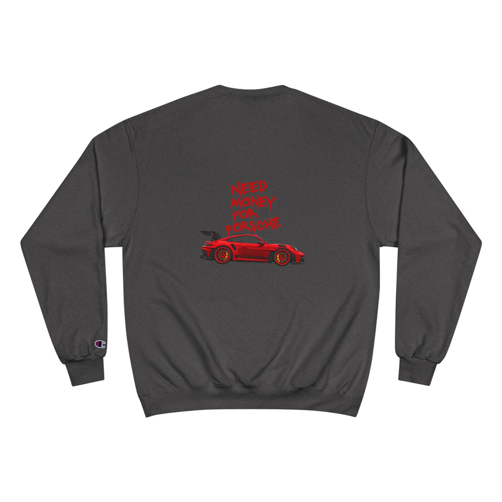 VEXO Red 911 Sweatshirt — Need Money For Porsche Crewneck