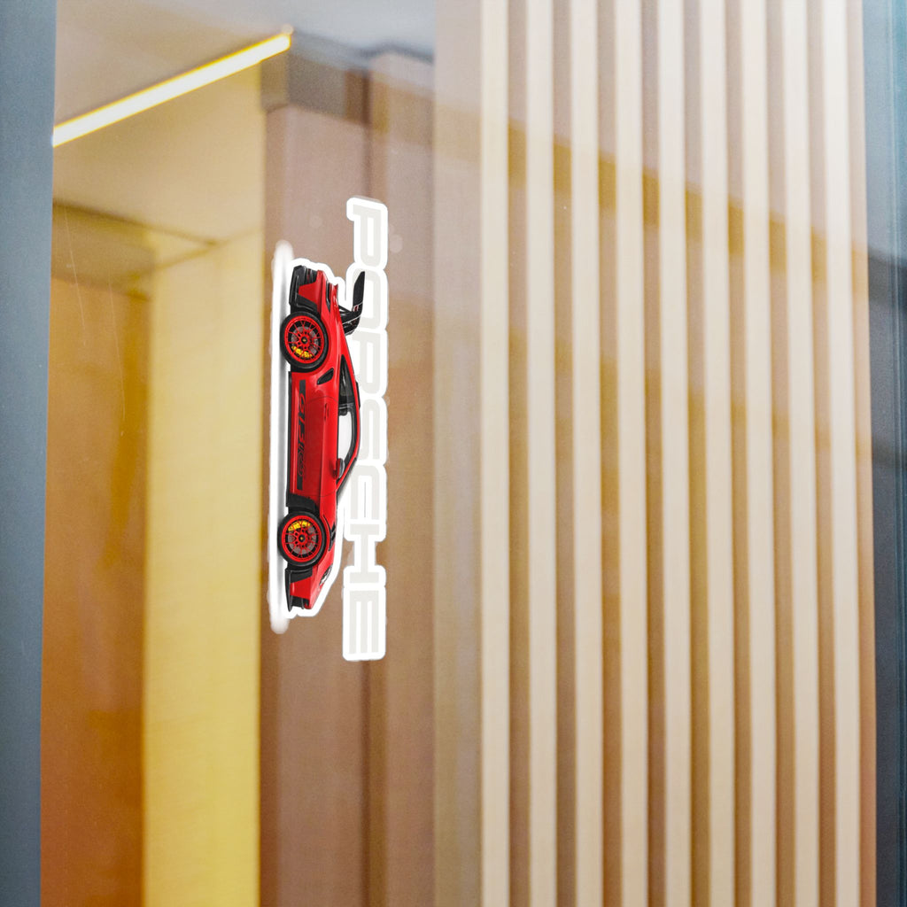 VEXO Red 911 — Sports Car Kiss-Cut Sticker