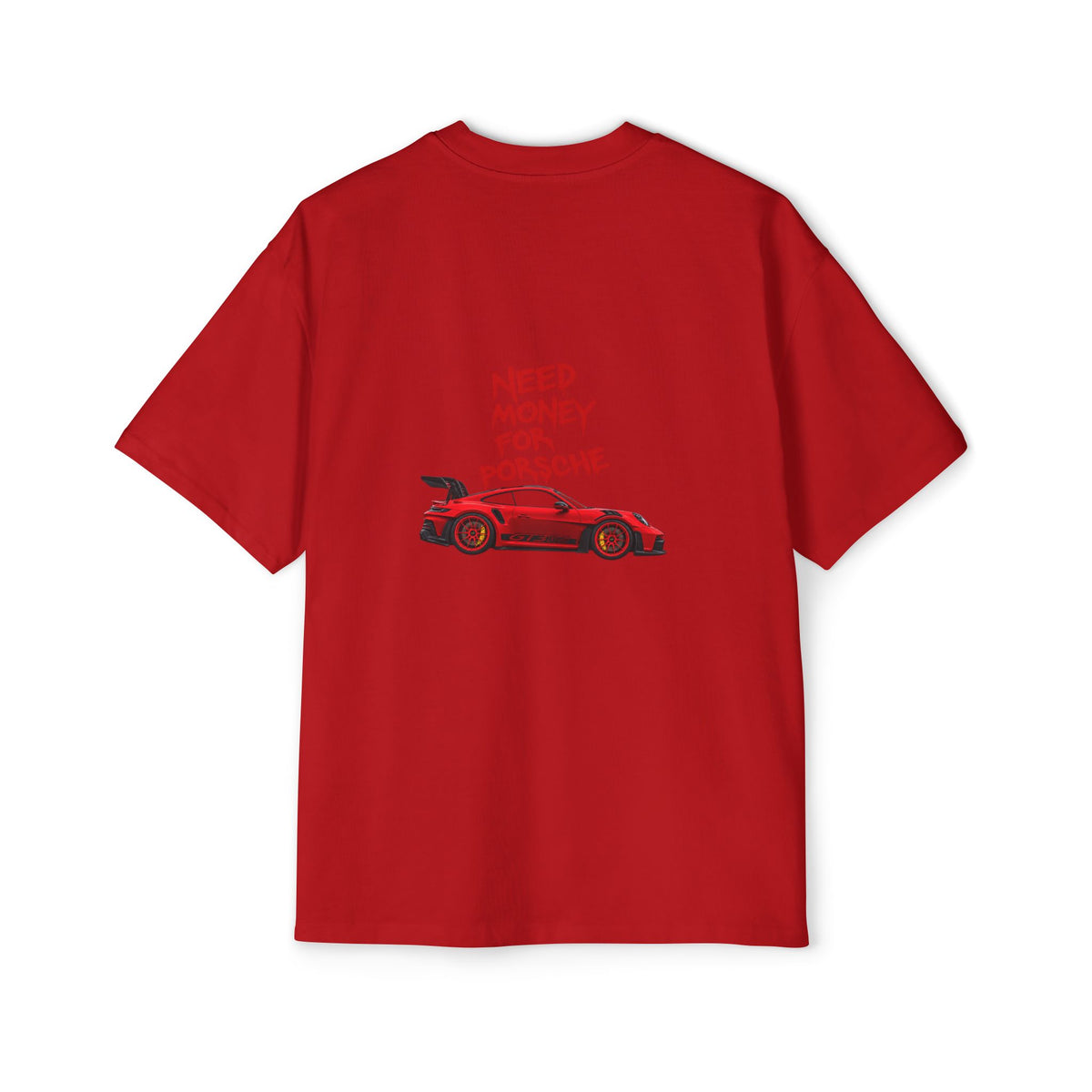VEXO Red Race Car Tee — Need Money For Porsche