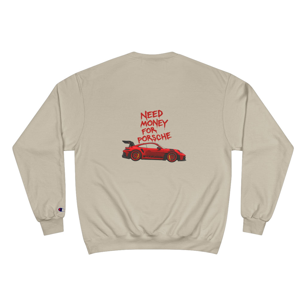 VEXO Red 911 Sweatshirt — Need Money For Porsche Crewneck