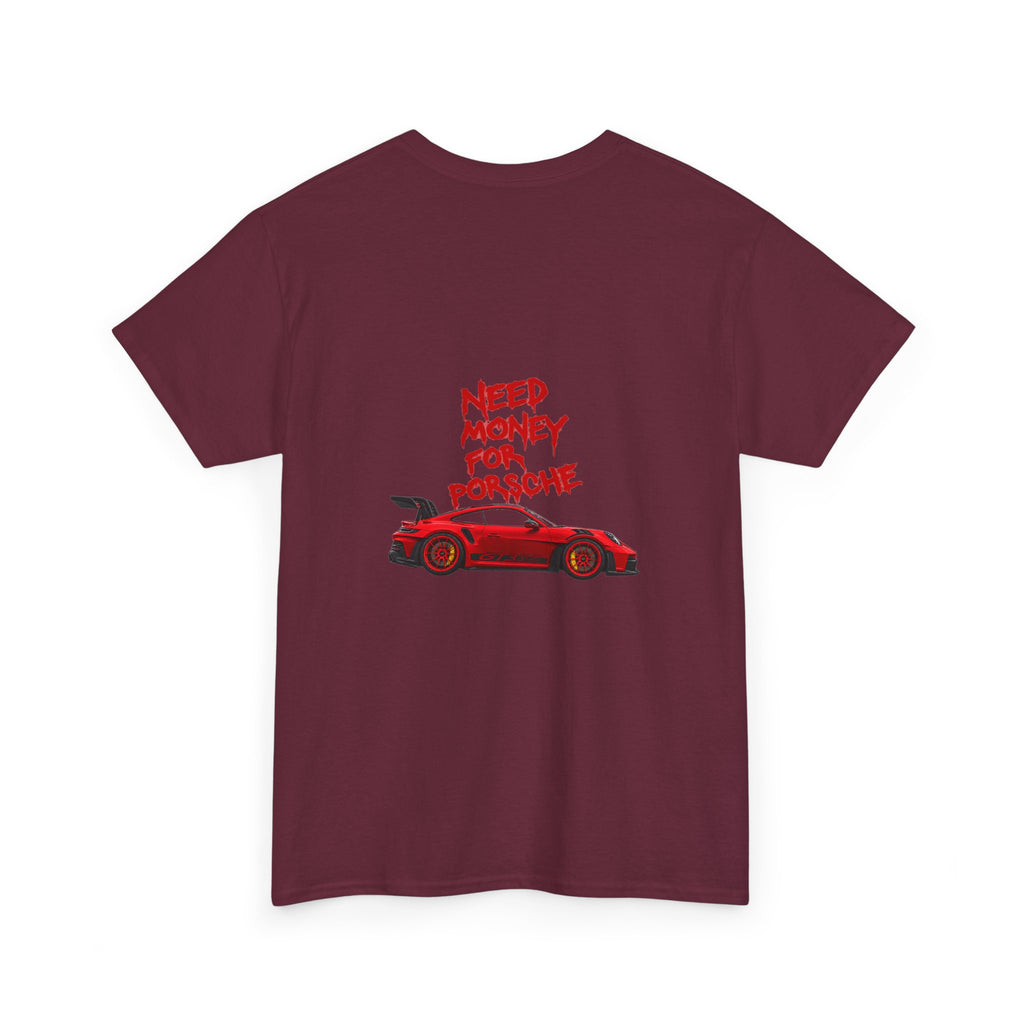 VEXO Red Racecar — Need Money For Porsche Tee