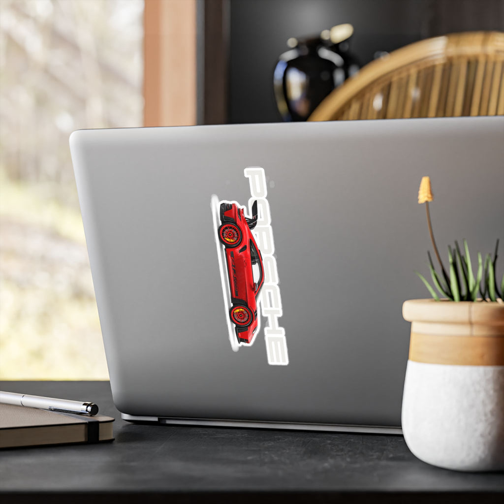 VEXO Red 911 — Sports Car Kiss-Cut Sticker